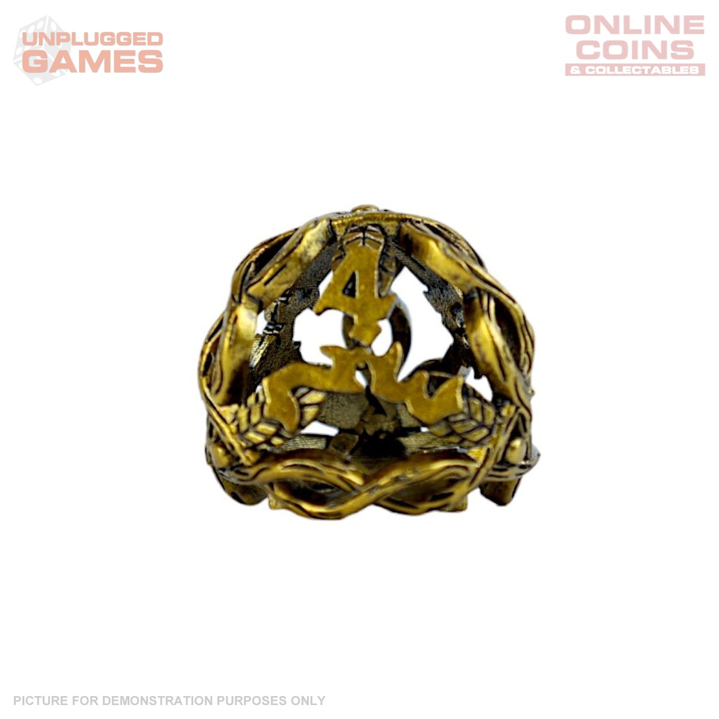 LPG Dice RPG Set Hollow Vines - Ancient Bronze