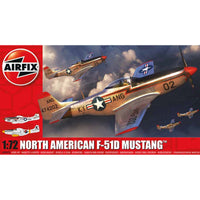 AIRFIX 1/72 NORTH AMERICAN F-51D MUSTANG