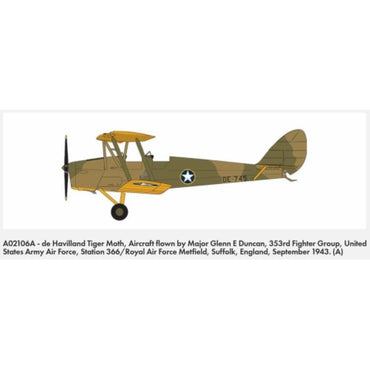 AIRFIX 1/72 DE HAVILLAND TIGER MOTH WITH AUS. DECALS