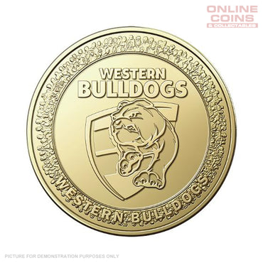 2023 Australia Post AFL $1 Coin in Card - Western Bulldogs