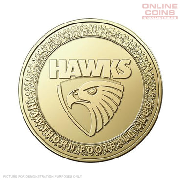 2023 Australia Post AFL $1 Coin in Card - Hawthorn Hawks