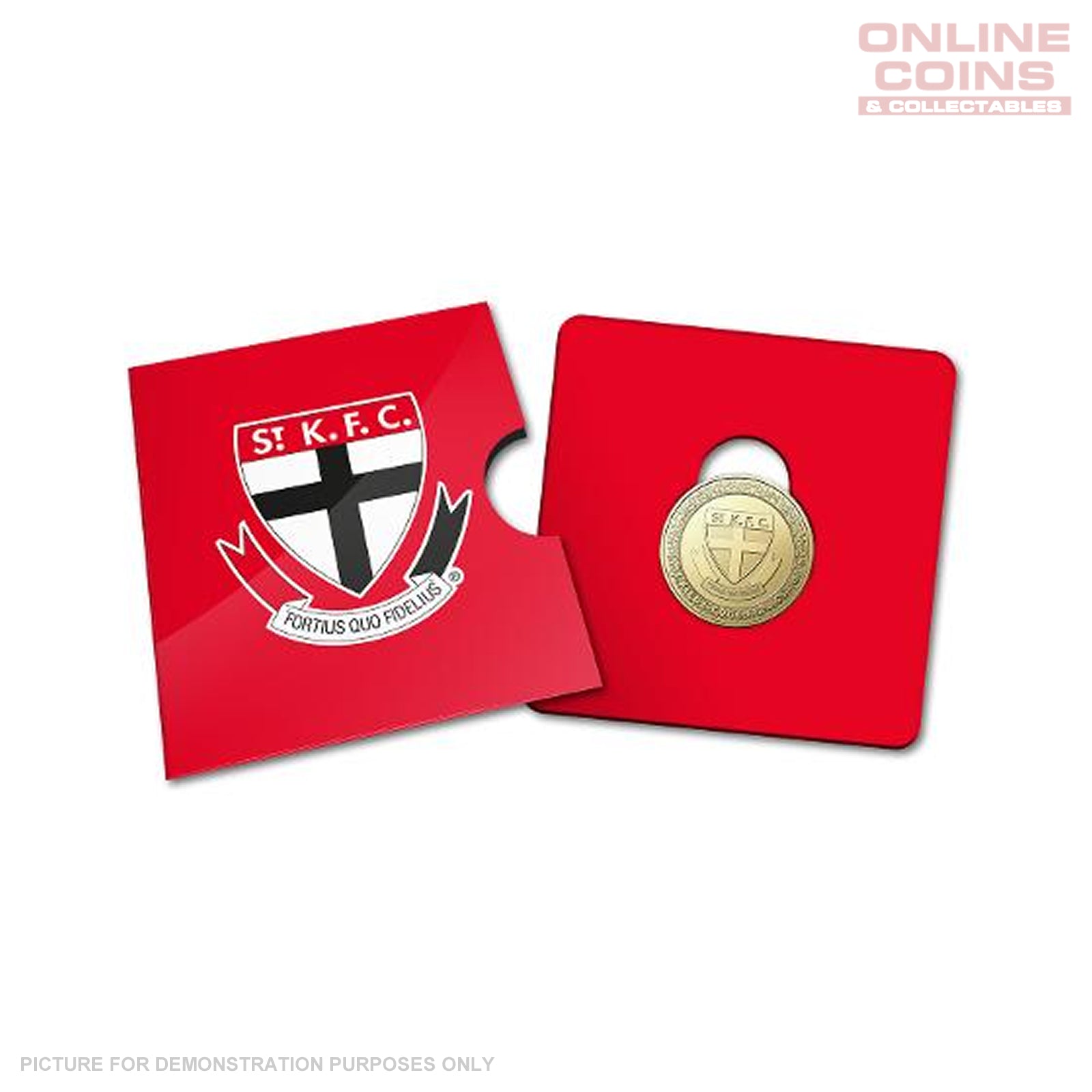 2023 Australia Post AFL $1 Coin in Card - St Kilda Saints