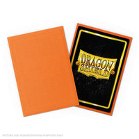 Dragon Shield 60 Japanese Size Card Sleeves - Matte Amber