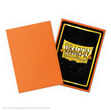 Dragon Shield 60 Japanese Size Card Sleeves - Matte Amber