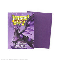 Dragon Shield 60 Japanese Size Card Sleeves - Matte Amethyst