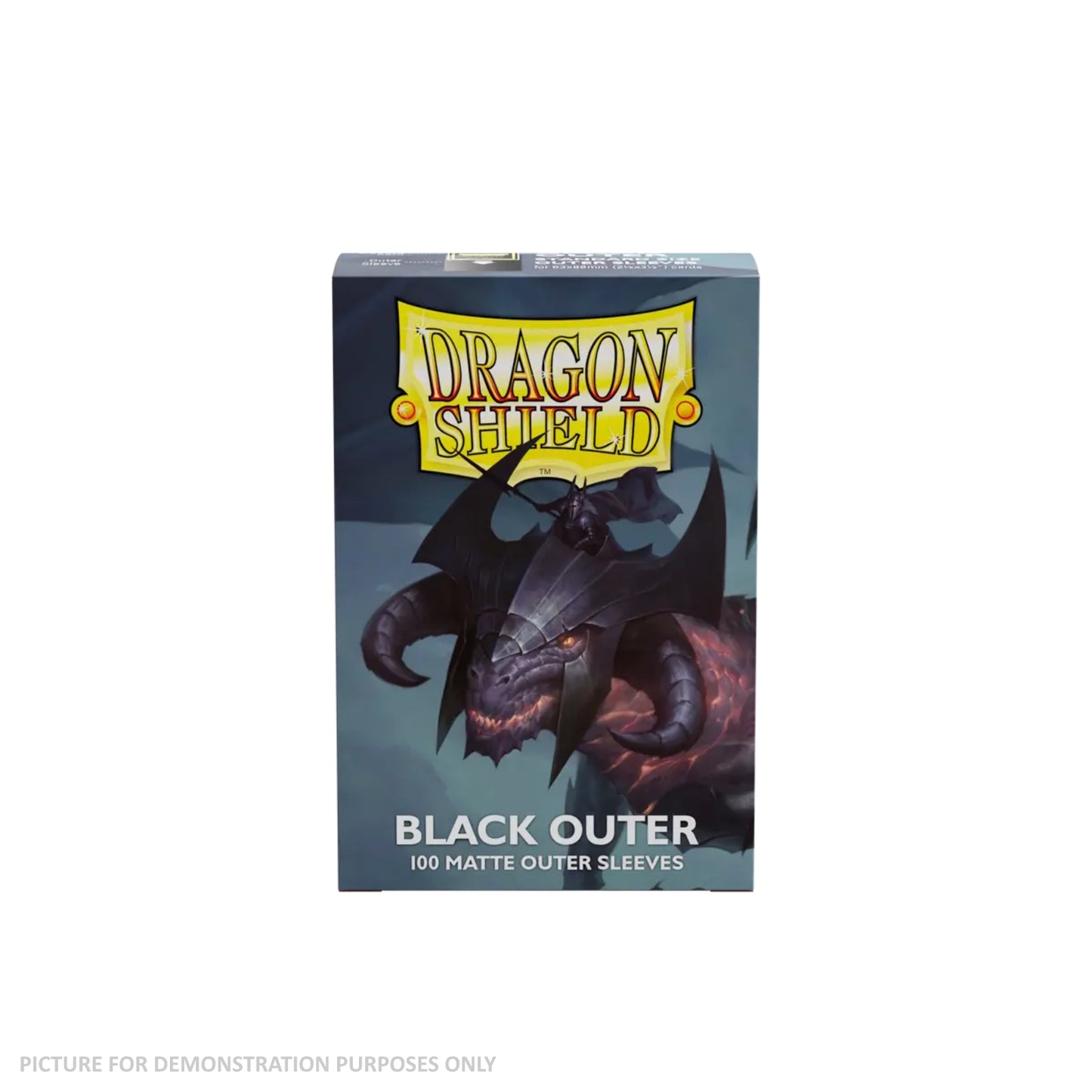 Dragon Shield - Outer Sleeves - Matte Black Standard Size