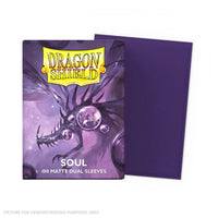 Dragon Shield Box Of 100 Standard Size Dual Matte Metallic Purple (Soul) Sleeves