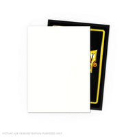 Dragon Shield - Box 100 - Standard Size Dual Matte Sleeves - Snow White Mirin