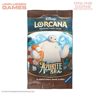 Disney Lorcana - Series 6 - Azurite Sea - SEALED SINGLE BOOSTER PACK