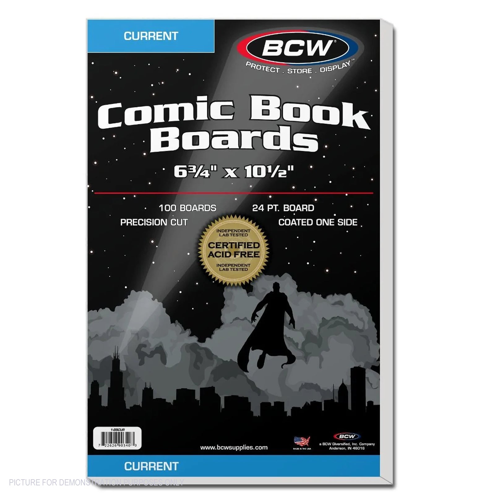BCW Current Comic Backing Boards - Pack of 100