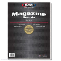 BCW Magazine Size Comic Backing Boards - Pack of 100