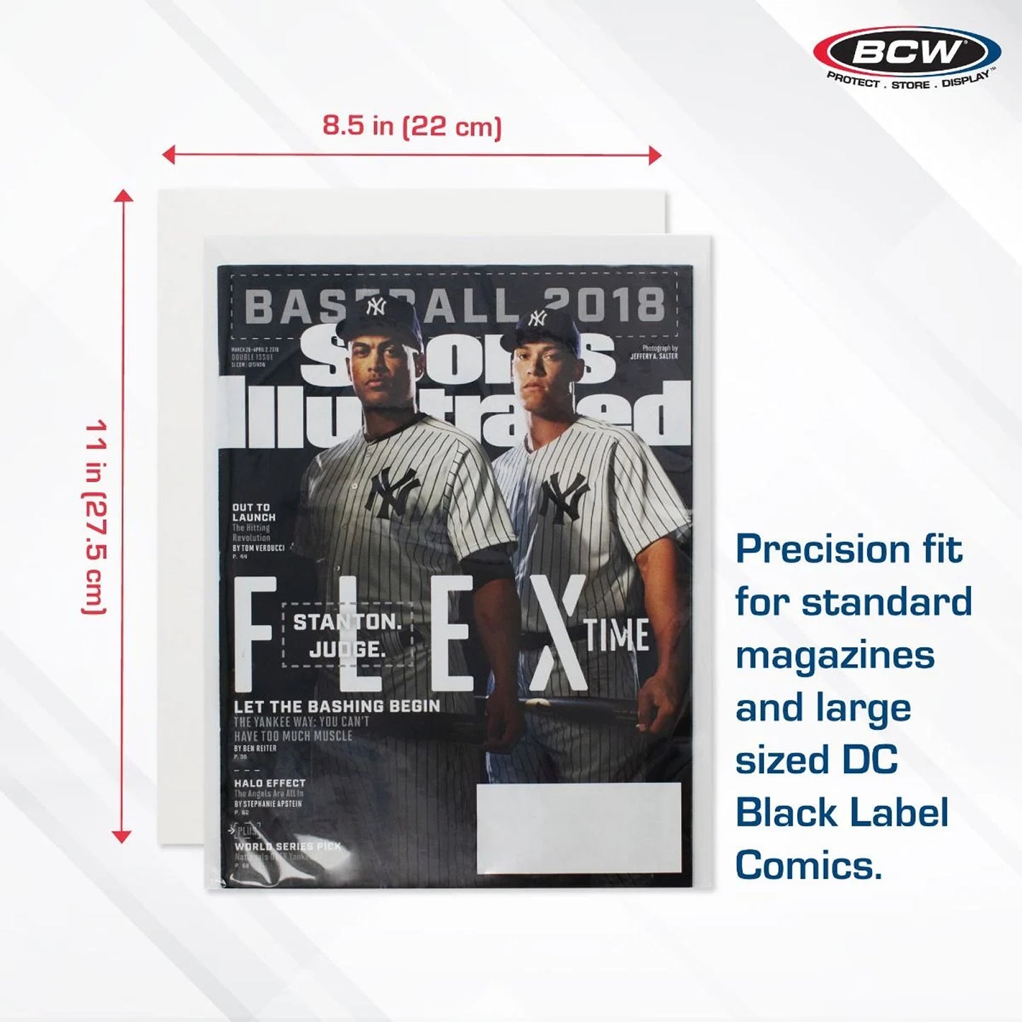 BCW Magazine Size Comic Backing Boards - Pack of 100