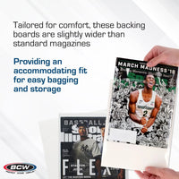 BCW Magazine Size Comic Backing Boards - Pack of 100