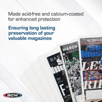 BCW Magazine Size Comic Backing Boards - Pack of 100
