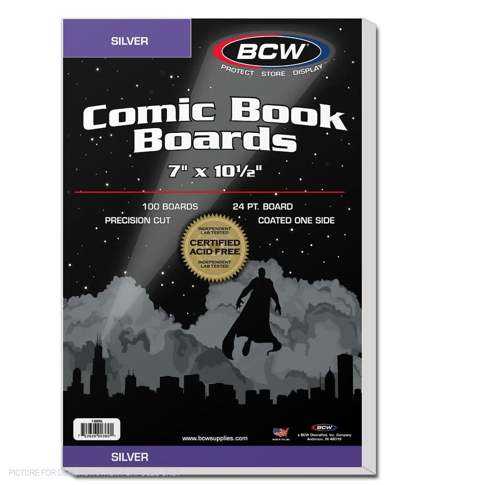 BCW Silver Age Comic Backing Boards - Pack of 100