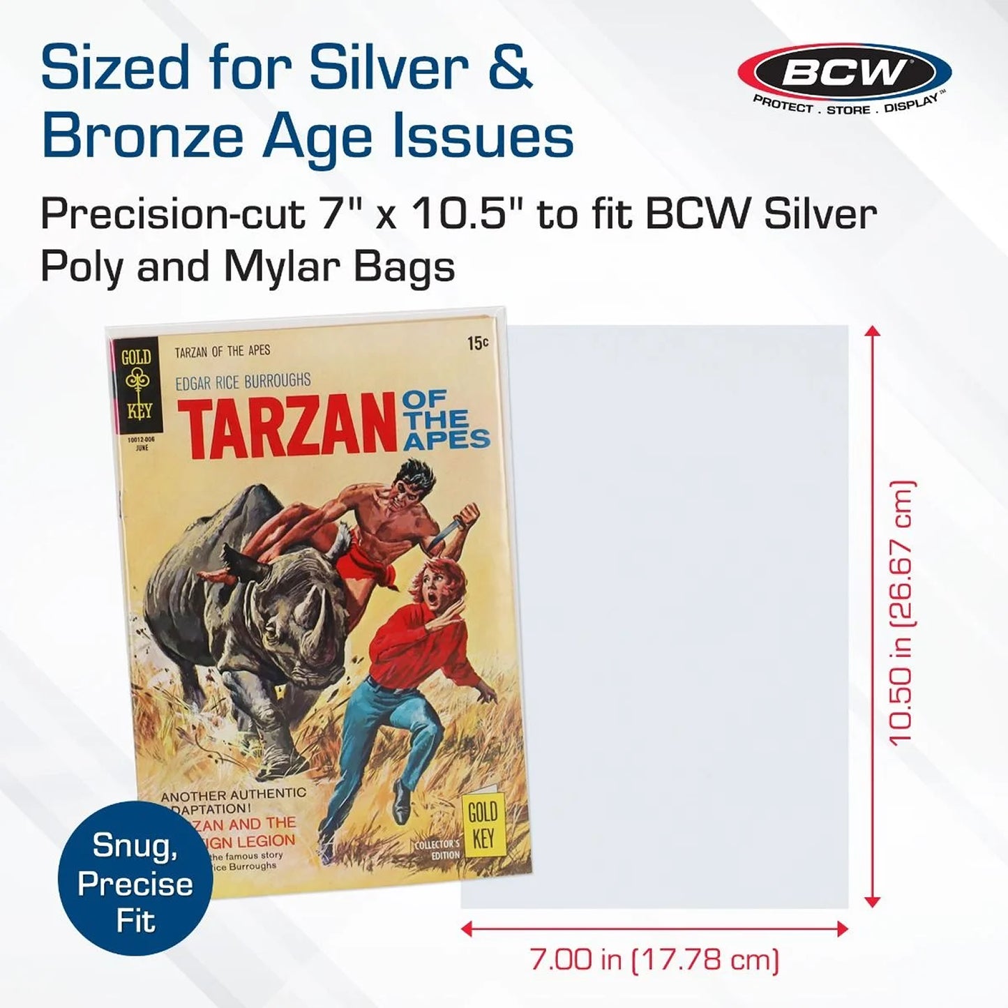 BCW Silver Age Comic Backing Boards - Pack of 100