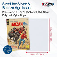 BCW Silver Age Comic Backing Boards - Pack of 100