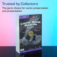 BCW Silver Age Comic Backing Boards - Pack of 100