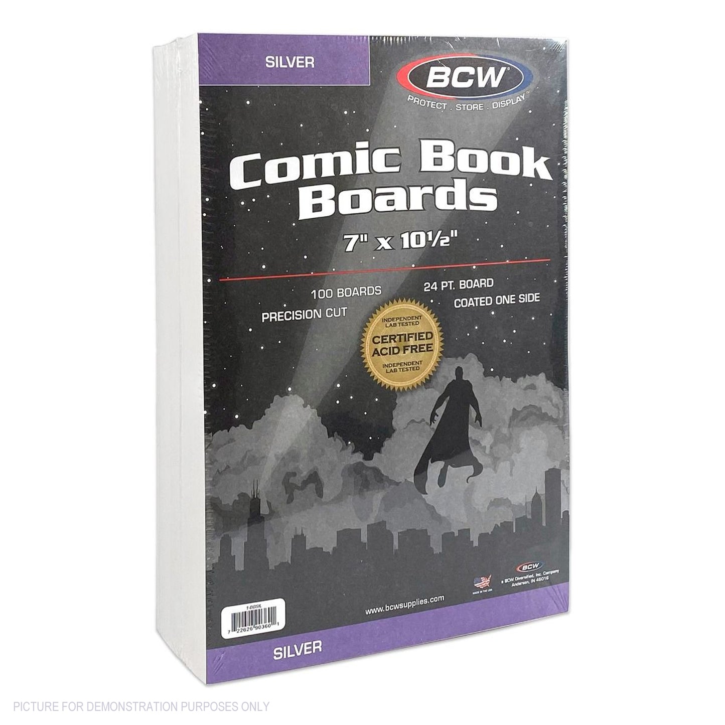 BCW Silver Age Comic Backing Boards - Pack of 100