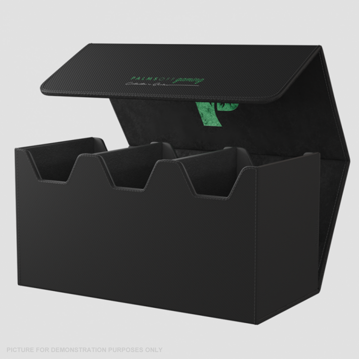 Palms Off Gaming - Collector's Series Graded Card Storage Case - Large - BLACK