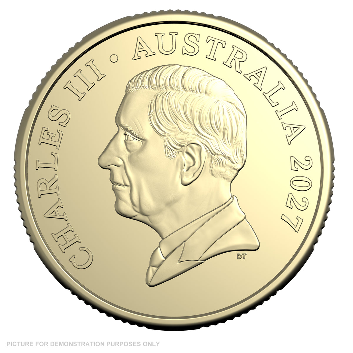 2027 Royal Australian Mint $1 Coloured Uncirculated Coin - Bluey Cricket