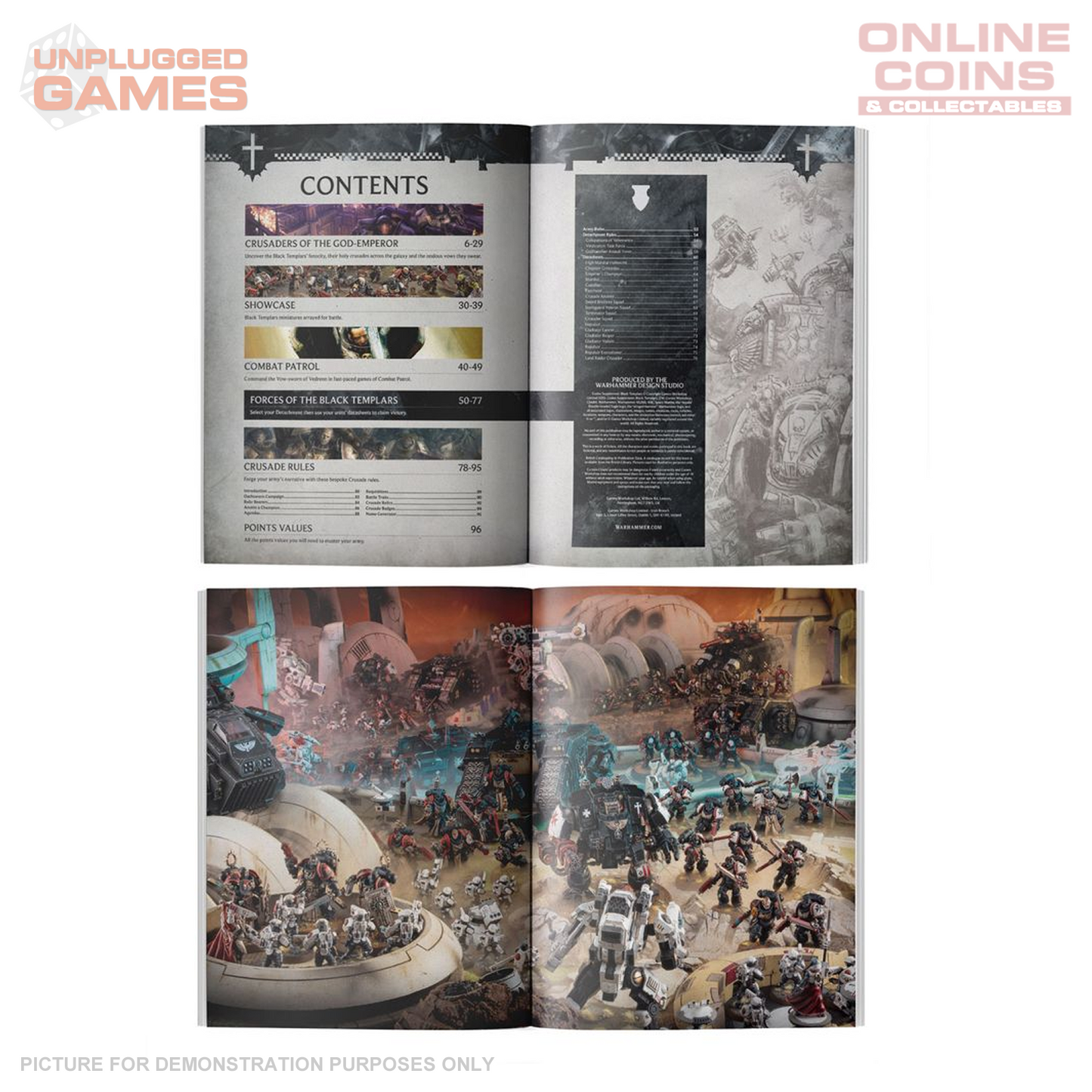 Warhammer 40,000 - CODEX SUPPLEMENT BLACK TEMPLARS - PREORDER