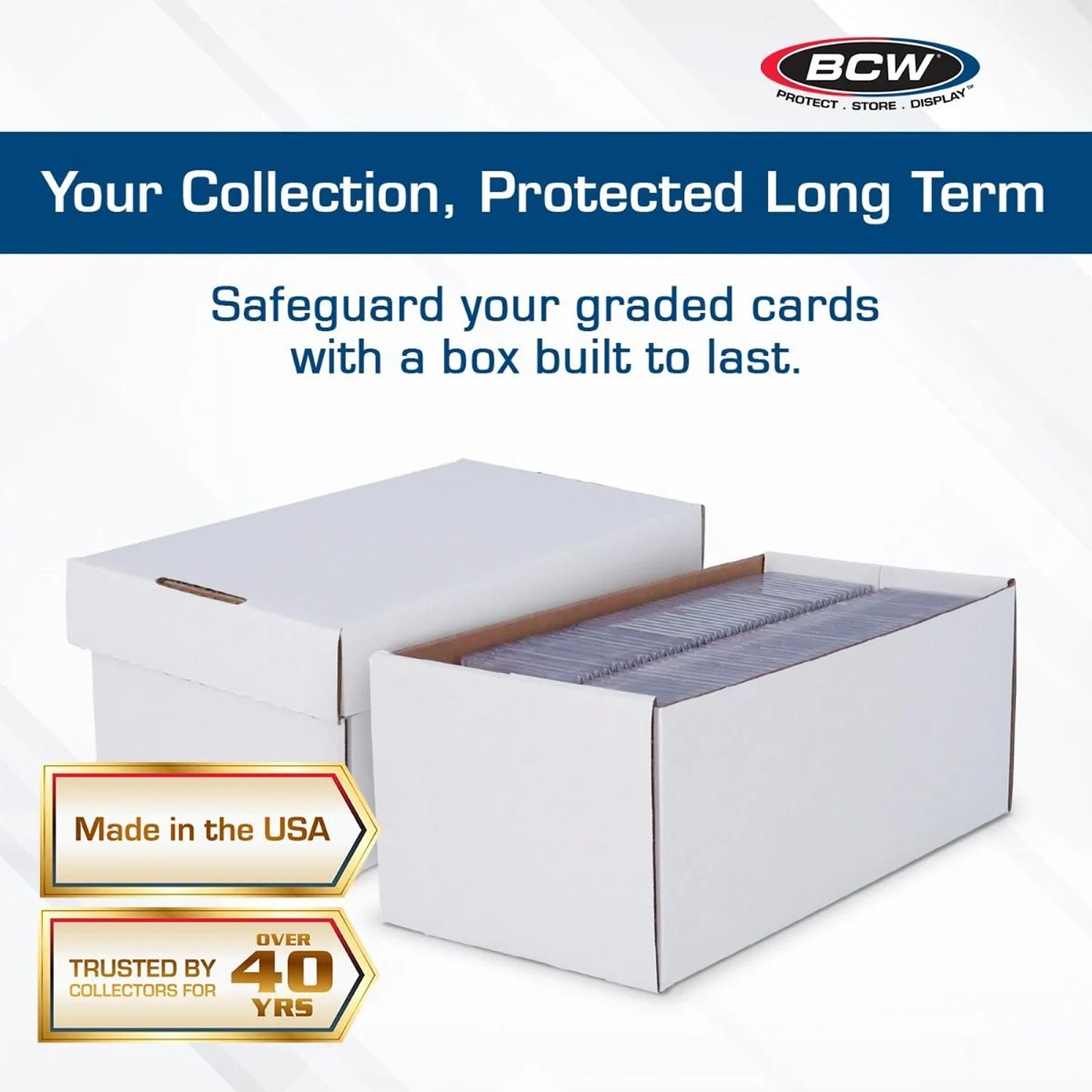 BCW Graded Trading Card Storage - Shoe Box 100ct - PRE ORDER