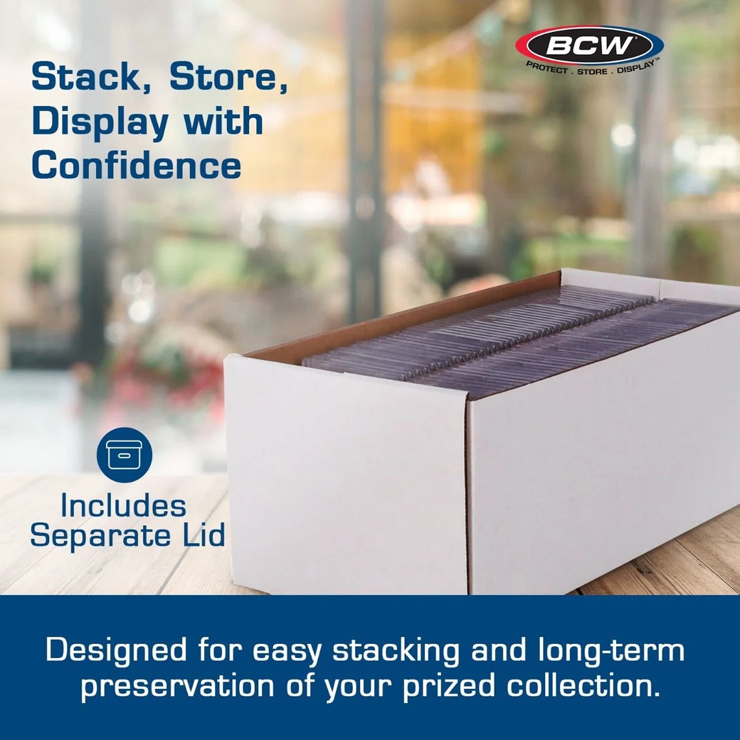 BCW Graded Trading Card Storage - Shoe Box 100ct - PRE ORDER