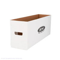 BCW Long Comic Storage Box - WHITE - PRE ORDER