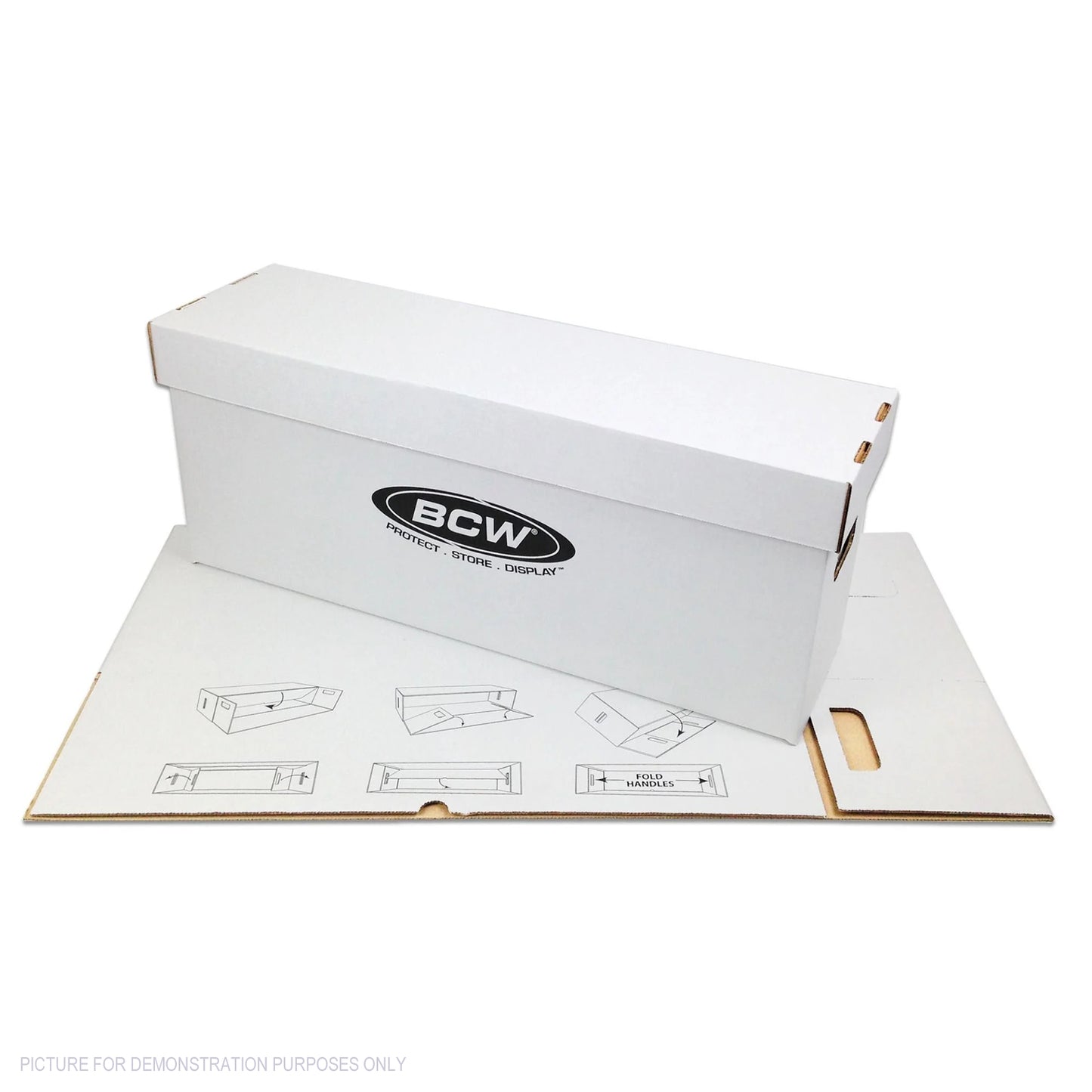 BCW Long Comic Storage Box - WHITE - PRE ORDER