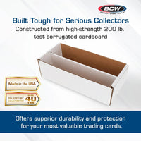 BCW Trading Card Storage Box - Shoe Box 1,600ct - PRE ORDER