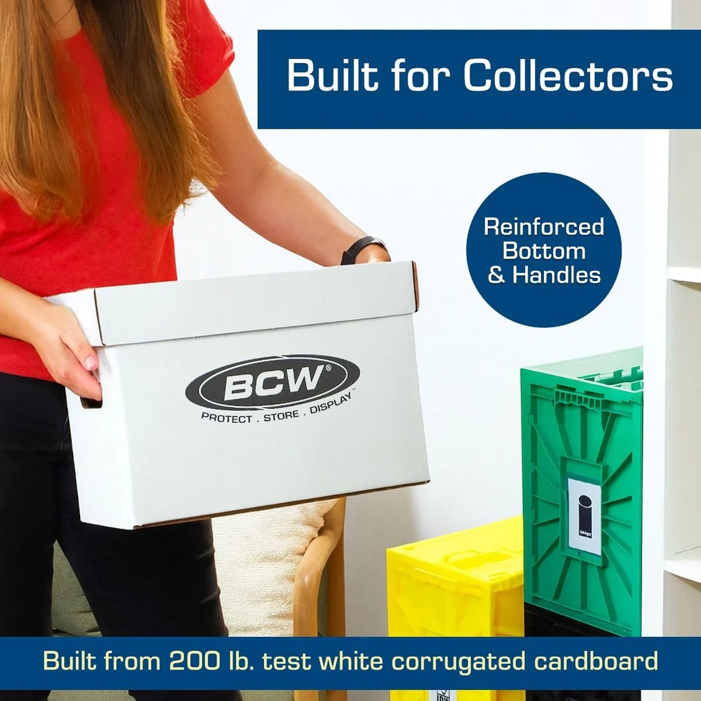 BCW Short Comic Storage Box - WHITE - PRE ORDER