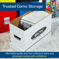 BCW Short Comic Storage Box - WHITE - PRE ORDER