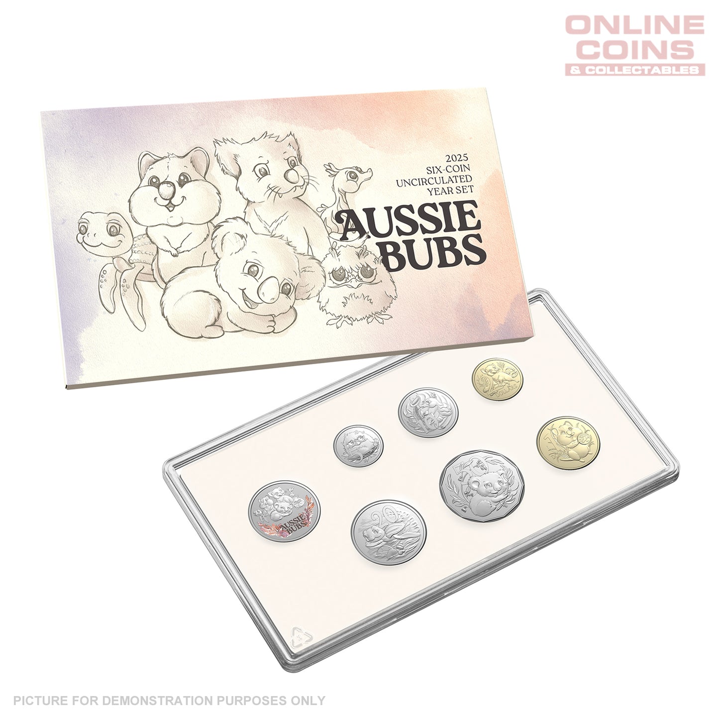 2025 Six Coin Uncirculated Baby Year Set- Aussie Bubs