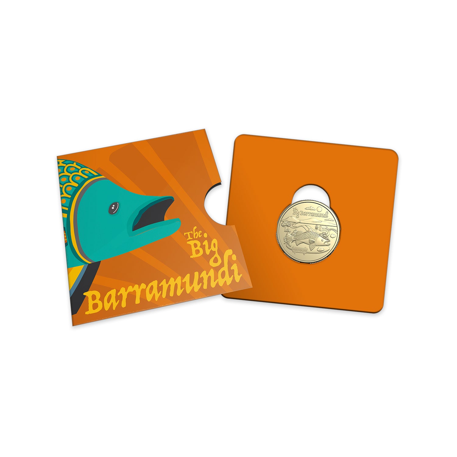 2025 Aussie Big Things 2 - Uncirculated $1 Coin in Card -  The Big Barramundi