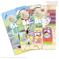 2024 $1 AlBr Coloured Uncirculated Three Coin Set - BLUEY DOLLARBUCKS