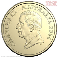 2024 $1 AlBr Coloured Uncirculated Carded Coin - Blue Dollarbucks - BLUEY