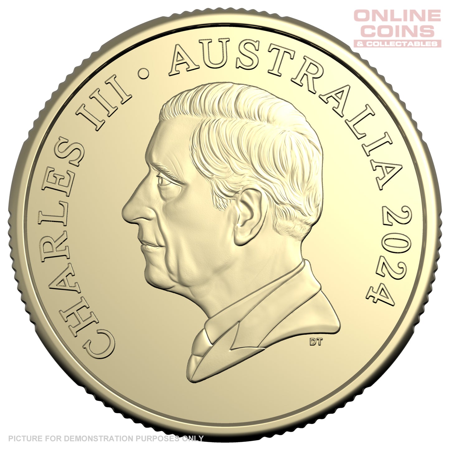 2024 $1 AlBr Coloured Uncirculated Carded Coin - Blue Dollarbucks - THE HEELERS