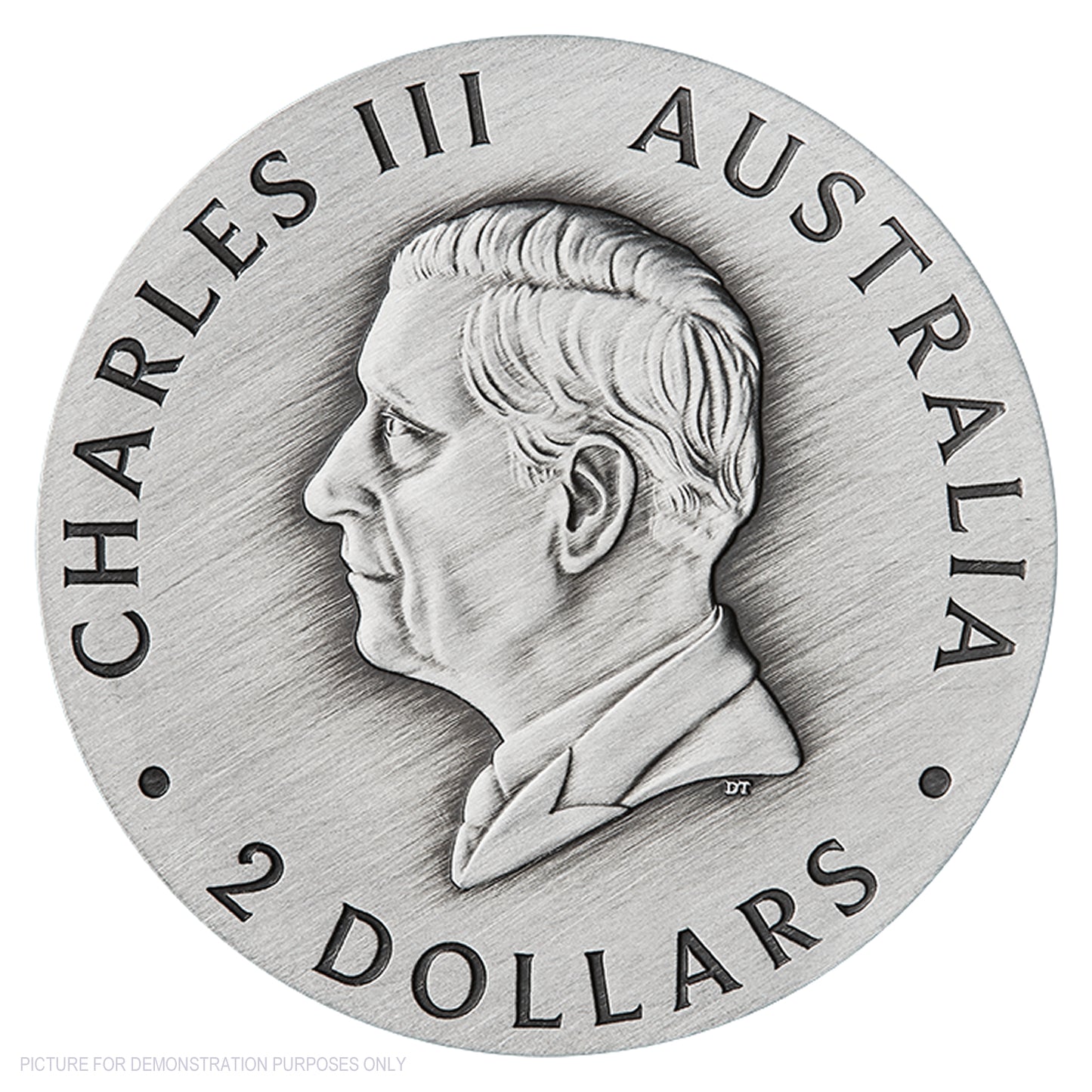 2026 Perth Mint 2oz Silver Antiqued Coloured Coin - Butterfly
