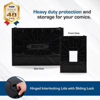 BCW Graded Comic Book Bin - BLACK