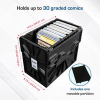 BCW Graded Comic Book Bin - BLACK