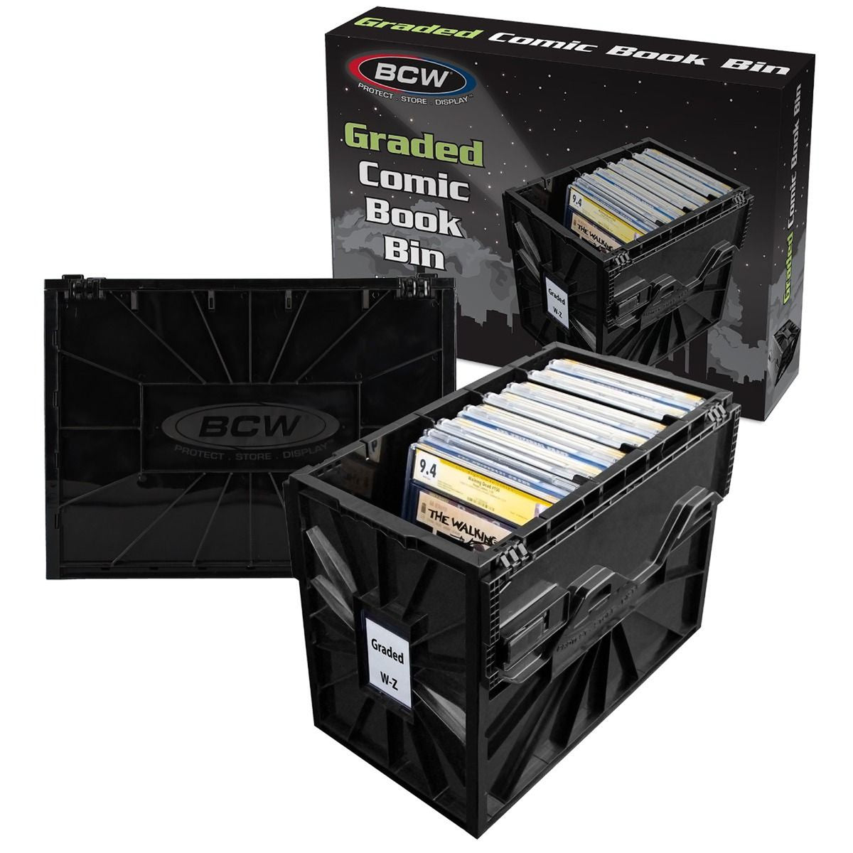 BCW Graded Comic Book Bin - BLACK