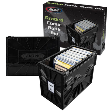 BCW Graded Comic Book Bin - BLACK