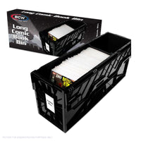 BCW Long Comic Book Bin - BLACK - PRE ORDER