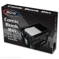 BCW Short Comic Book Bin - BLACK - PRE ORDER