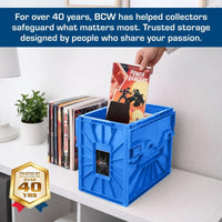 BCW Short Comic Book Bin - BLUE - PRE ORDER