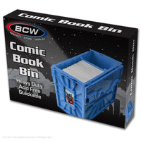 BCW Short Comic Book Bin - BLUE - PRE ORDER
