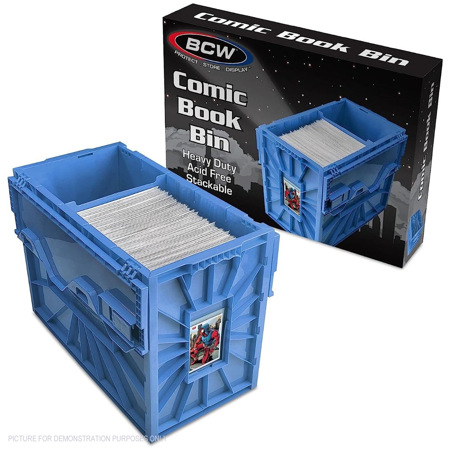 BCW Short Comic Book Bin - BLUE - PRE ORDER