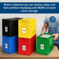 BCW Short Comic Book Bin - GREEN - PRE ORDER