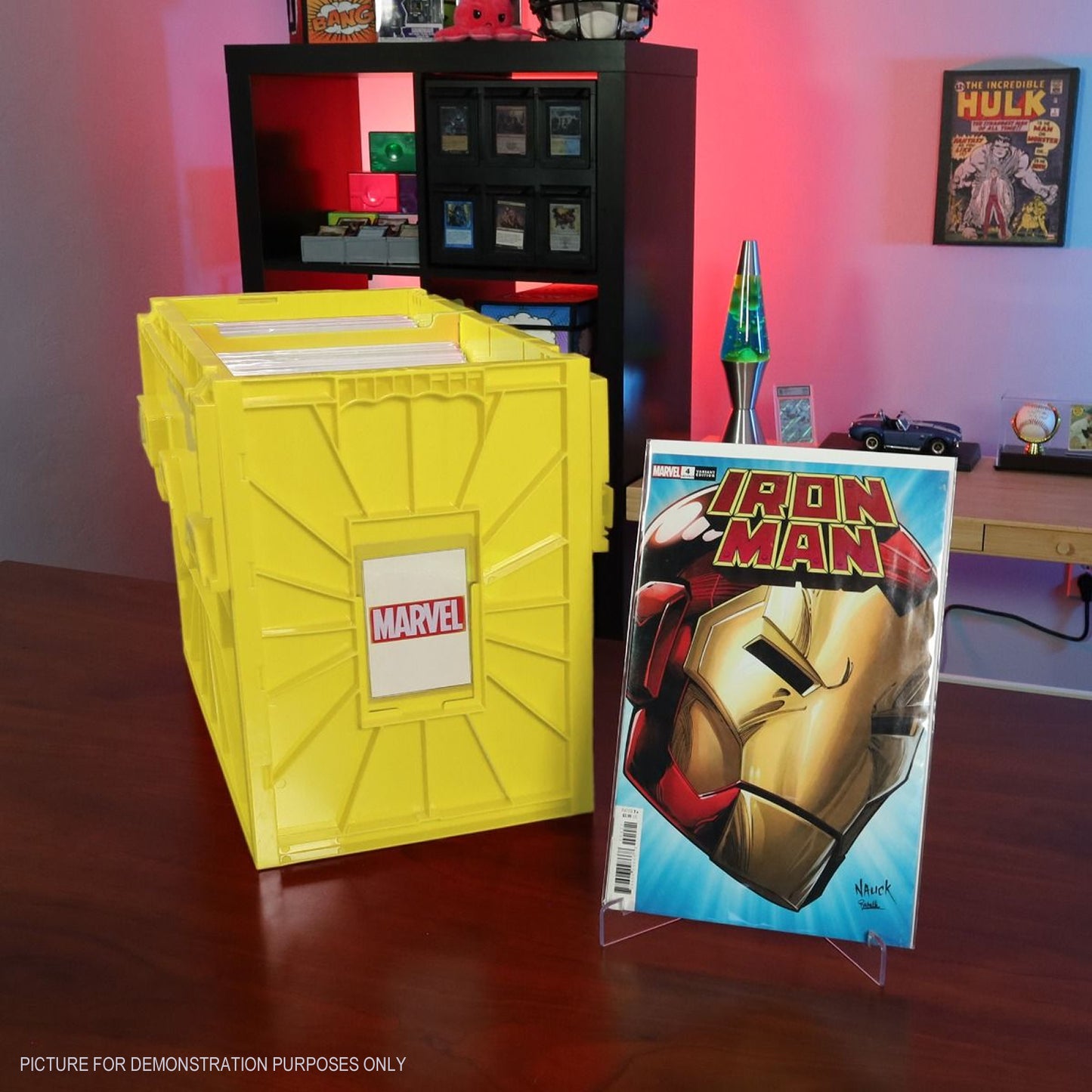 BCW Short Comic Book Bin - YELLOW - PRE ORDER